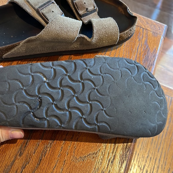 Brown suede Birkenstocks - Picture 5 of 6